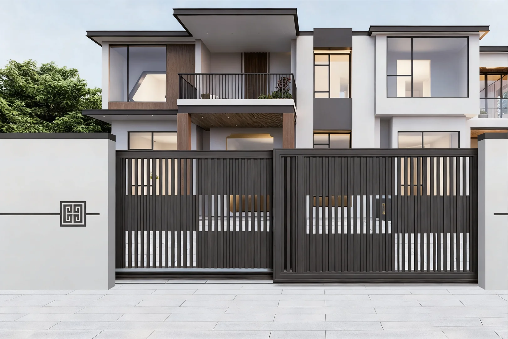 Aluminum Art Courtyard Gate3