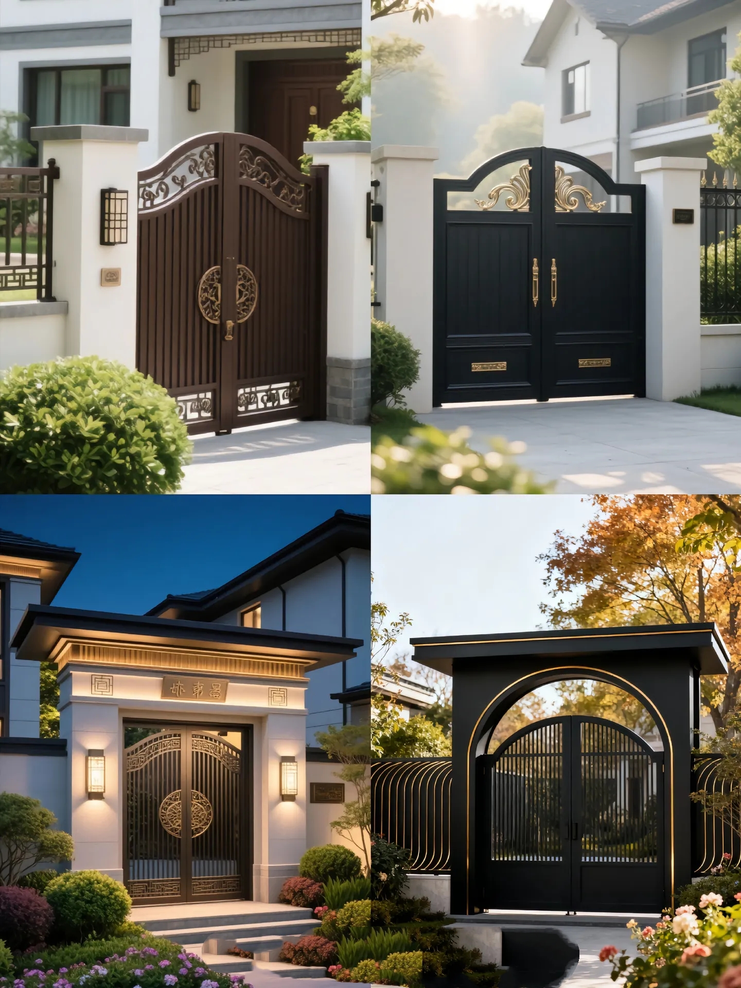 Aluminum Art Courtyard Gate6